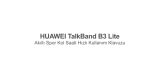 Huawei TalkBand B3 Lite Kullanım kılavuzu