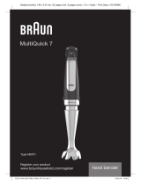 Braun Multiquick 7 Kullanım kılavuzu
