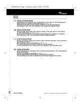 Whirlpool AKR 989 NB Program Chart