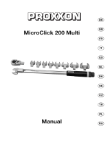 Proxxon MicroClick 200 Multi Kullanım kılavuzu