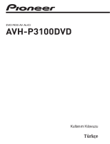 Pioneer AVH-P3100DVD Kullanım kılavuzu