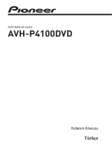 Pioneer AVH-P4100DVD Kullanım kılavuzu