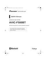 Pioneer AVIC-F500BT Kullanım kılavuzu