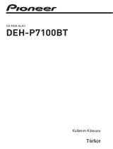 Pioneer DEH-P7100BT Kullanım kılavuzu