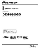 Pioneer DEH-9300SD Kullanım kılavuzu