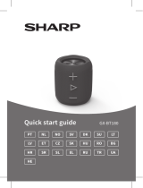 Sharp GX-BT180(BK) Hızlı başlangıç ​​Kılavuzu