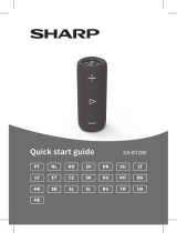 Sharp GX-BT280(BK) Hızlı başlangıç ​​Kılavuzu