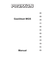 Proxxon Gaslotset MGS Kullanım kılavuzu