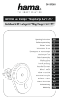 Hama 00187268 FC15 Wireless Car Charger El kitabı