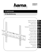 Hama TV Wall Bracket El kitabı