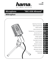 Hama 00139906 Microphone El kitabı