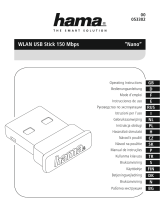 Hama 00053302 Nano WLAN USB Stick 150 Mbps El kitabı