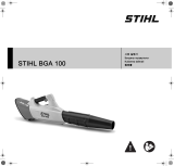 STIHL BGA 100 Kullanım kılavuzu