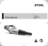 STIHL BGA 85 Kullanım kılavuzu