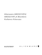 Alienware AW2521HFLA Kullanici rehberi