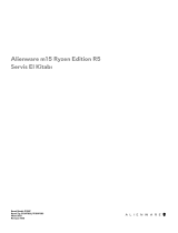 Alienware m15 Ryzen Edition R5 Kullanım kılavuzu
