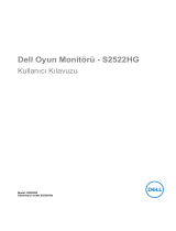 Dell S2522HG Kullanici rehberi