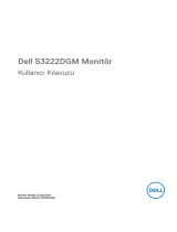 Dell S3222DGM Kullanici rehberi