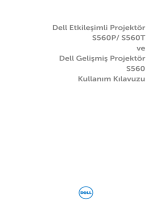 Dell Advanced Projector S560 Kullanici rehberi