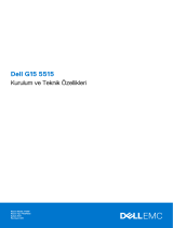 Dell G15 5515 Ryzen Edition Hızlı başlangıç ​​Kılavuzu