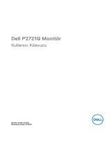 Dell P2721Q Kullanici rehberi