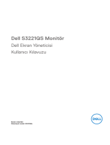 Dell S3221QS Kullanici rehberi