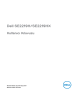 Dell SE2219H/SE2219HX Kullanici rehberi