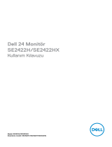 Dell SE2422HX Kullanici rehberi