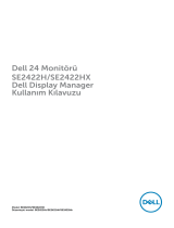 Dell SE2422HX Kullanici rehberi