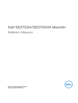 Dell SE2722HX Kullanici rehberi