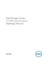 Dell Storage SCv2080 Hızlı başlangıç ​​Kılavuzu