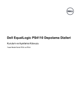 Dell EqualLogic PS4110E Hızlı başlangıç ​​Kılavuzu