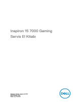 Dell Inspiron 15 Gaming 7577 Kullanım kılavuzu