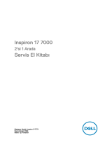 Dell Inspiron 17 7773 2-in-1 Kullanım kılavuzu