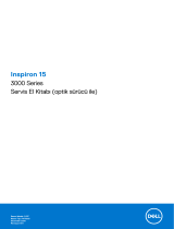 Dell Inspiron 3552 Kullanım kılavuzu