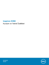 Dell Inspiron 5490 Hızlı başlangıç ​​Kılavuzu