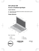 Dell Latitude 3330 Hızlı başlangıç ​​Kılavuzu