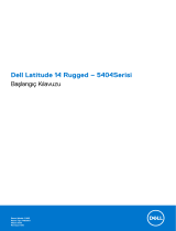 Dell Latitude 5404 Rugged Hızlı başlangıç ​​Kılavuzu