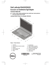Dell Latitude E6420 Hızlı başlangıç ​​Kılavuzu