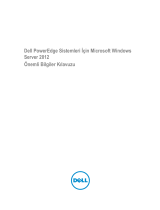 Dell Microsoft Windows 2012 Server Kullanici rehberi