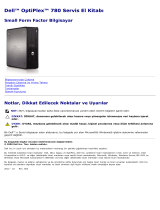 Dell OptiPlex 780 Kullanım kılavuzu