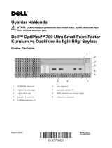 Dell OptiPlex 780 Hızlı başlangıç ​​Kılavuzu