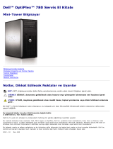 Dell OptiPlex 780 Kullanım kılavuzu