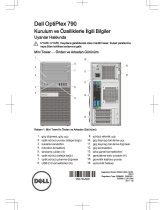 Dell OptiPlex 790 Hızlı başlangıç ​​Kılavuzu