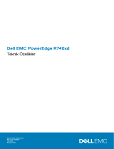 Dell PowerEdge R740xd Başvuru Kılavuzu