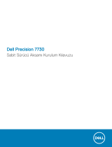 Dell Precision 7730 Hızlı başlangıç ​​Kılavuzu