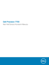 Dell Precision 7730 Hızlı başlangıç ​​Kılavuzu