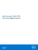 Dell Precision 7550 Kullanici rehberi