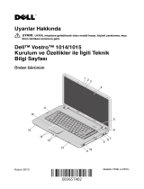 Dell Vostro 1014 Hızlı başlangıç ​​Kılavuzu