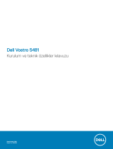 Dell Vostro 5481 Hızlı başlangıç ​​Kılavuzu